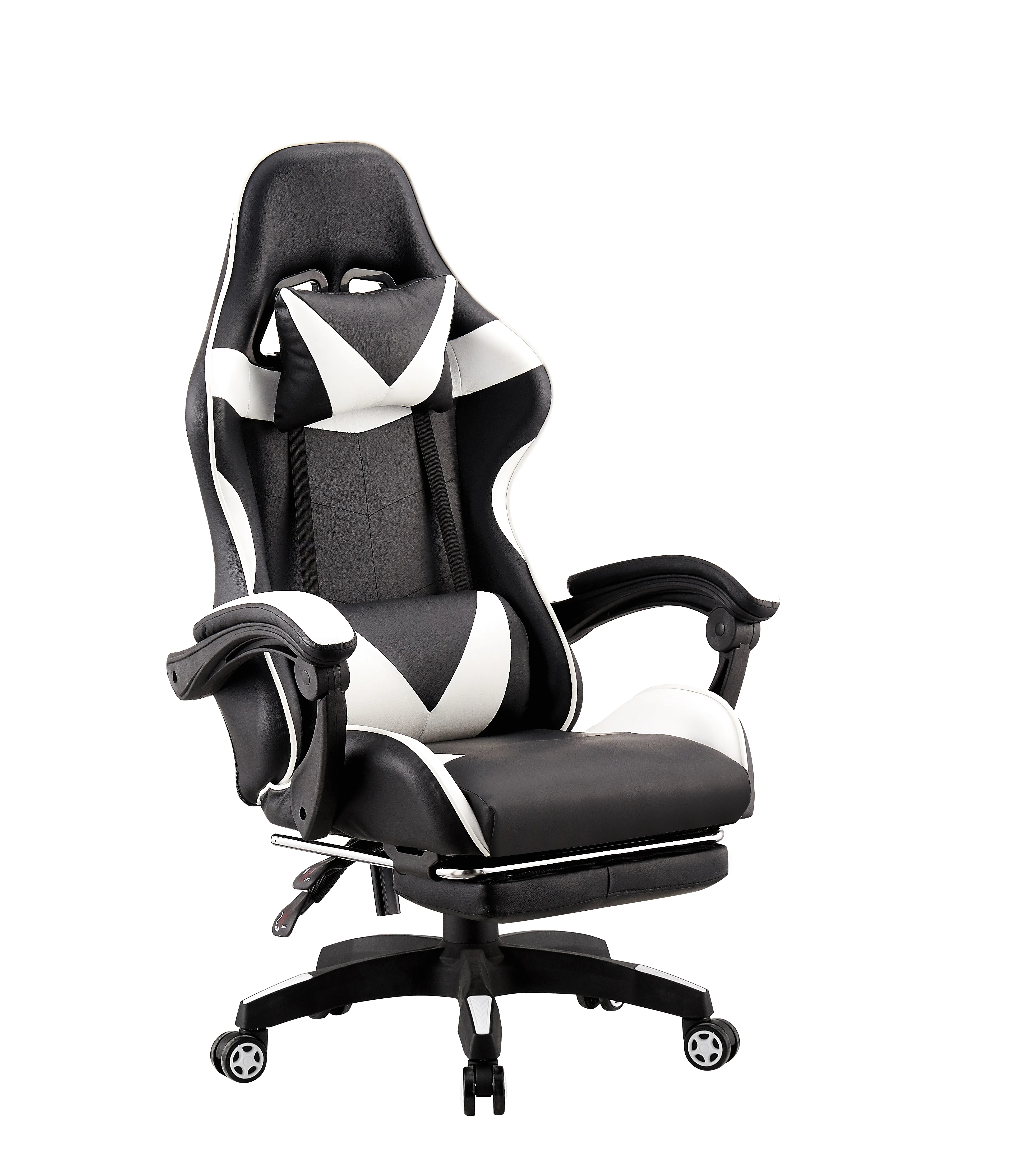 Лидер продаж 2022 недорогой черно-красный игровой стул silla Cadeira с подставкой для Foofrest