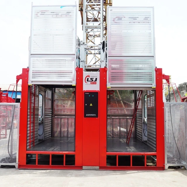 CLSJ Passenger Hoist Mast Section Construction Building Elevator Material Hoist Lift GJJ SC200/200