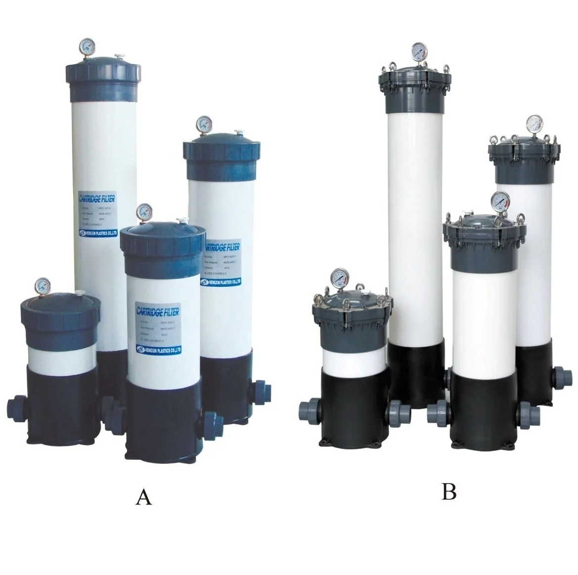 UPVC sediment water filter housing