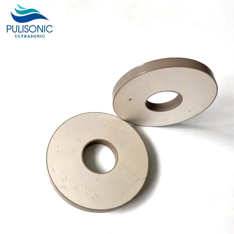 50mm Diameter Ring Piezoelectric Ceramic As 15khz/20khz Ultrasonic Sensor Piezoceramic  Parts