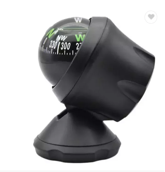 Multifunctional Universal Car Compass Pocket Mini Ball Dash Dashboard Car Mount Navigation Compass Camping Hiking Compass
