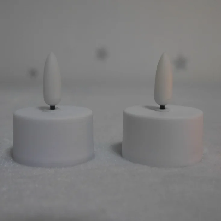 New  3D bullet flame wax  LED tealight