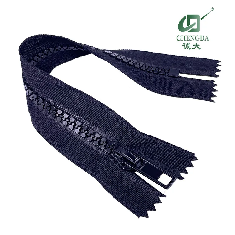 manufacture factory  popular plastic zipper ring puller close  end  Garment bag shoes