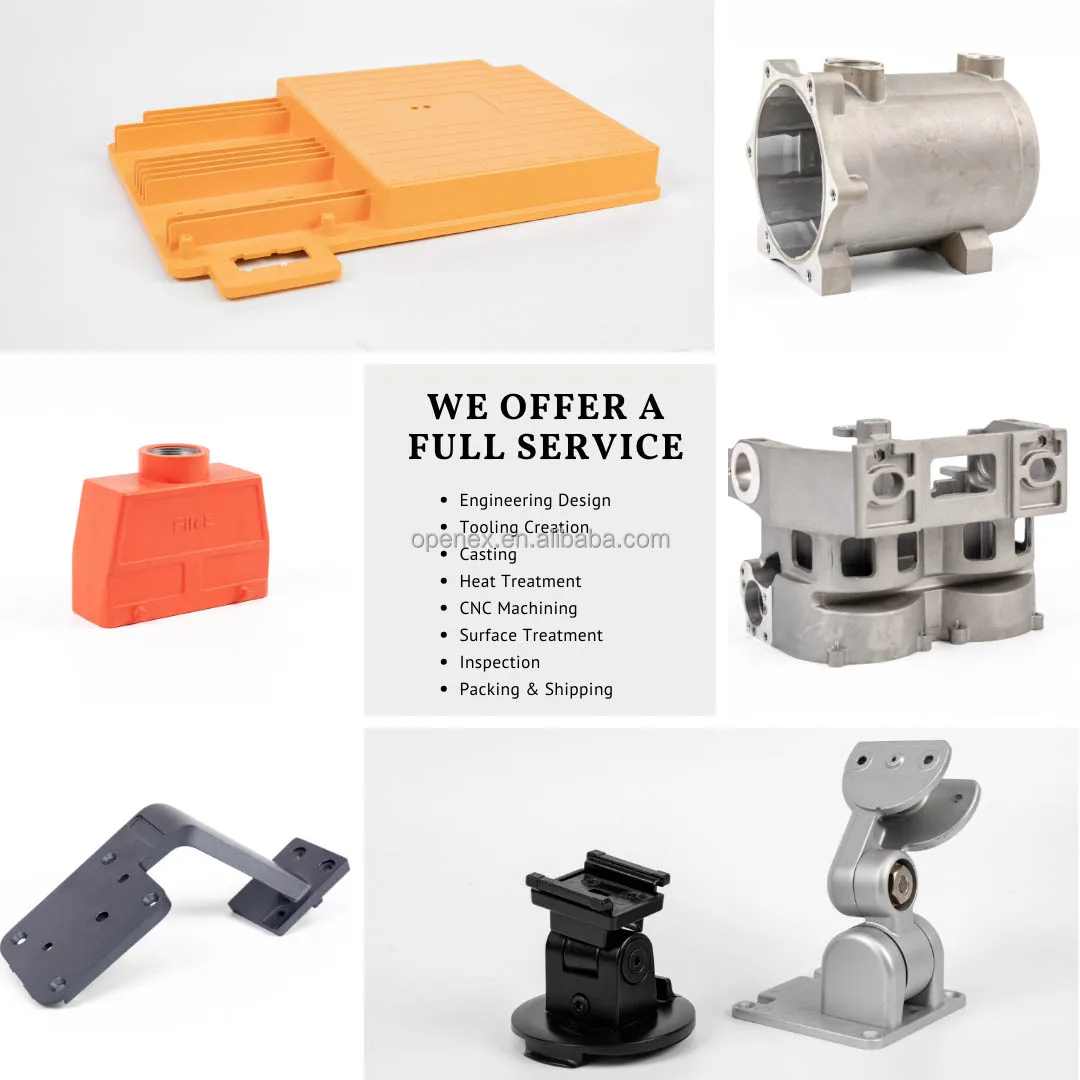 OEM Service ADC12 A360 High Pressure Alloy Die Casting Precision Custom Large Aluminum Machinery Housing