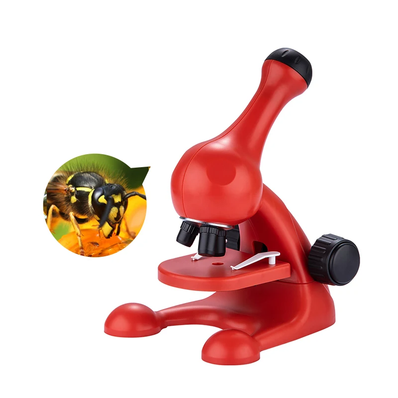 Manufacturer specialized 10X education toys microscope children microscope for sale