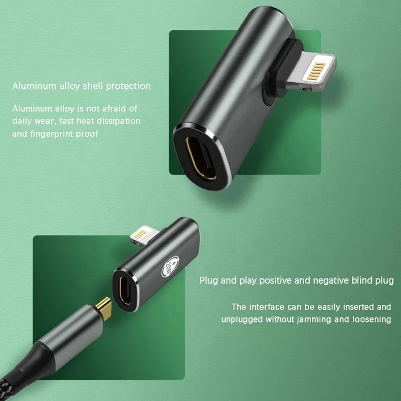 Fast Charging PD20W USB Type-C Adapter For iPhone 11 ipad USB C Female to Lightning Male Converter Adapter Data Sync Connector