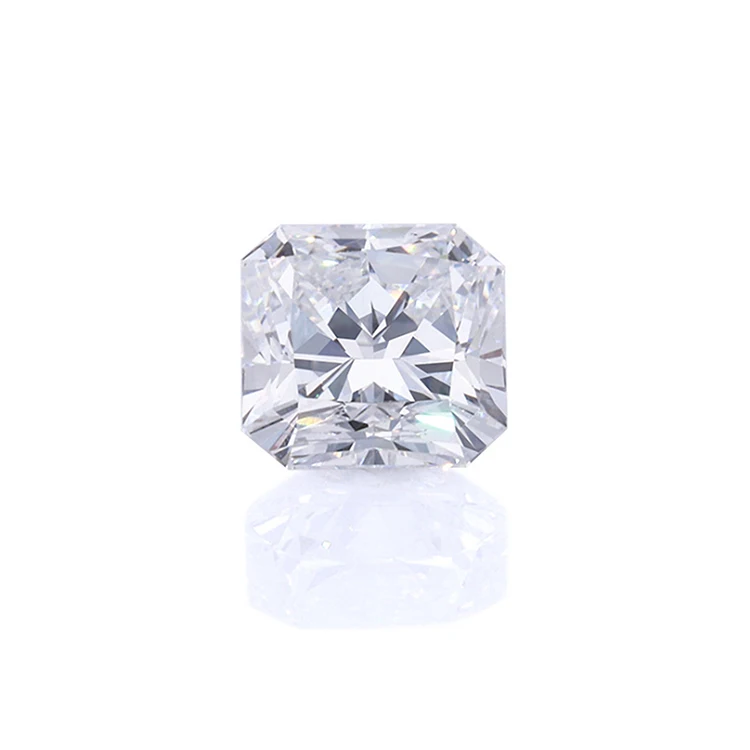 China Factory Supply Jewelry cushion cut HPH/CVD D Color white diamond with GRS certificate