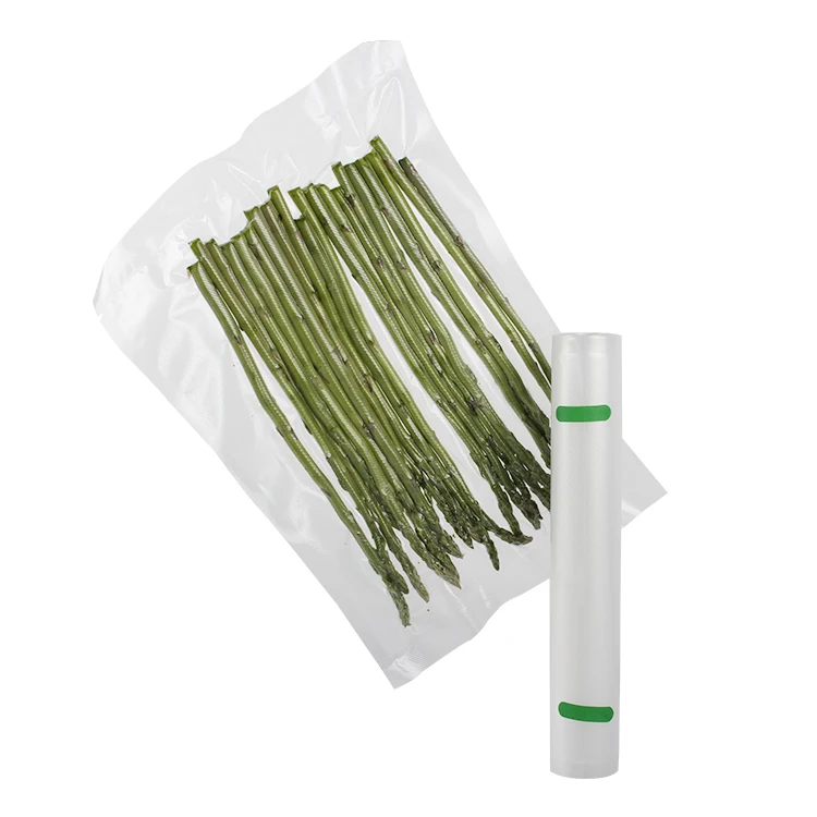 
Custom Pe Embossed Transparent Vacuum Sealer Bag Roll To Food Packaging Seal Pack Plastic Storage Bag For Reusable 