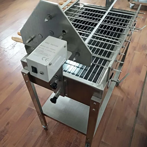 Outdoor Garden Rotating Rotisserie Grill Hood Barbecue Brazilian Cyprus Style