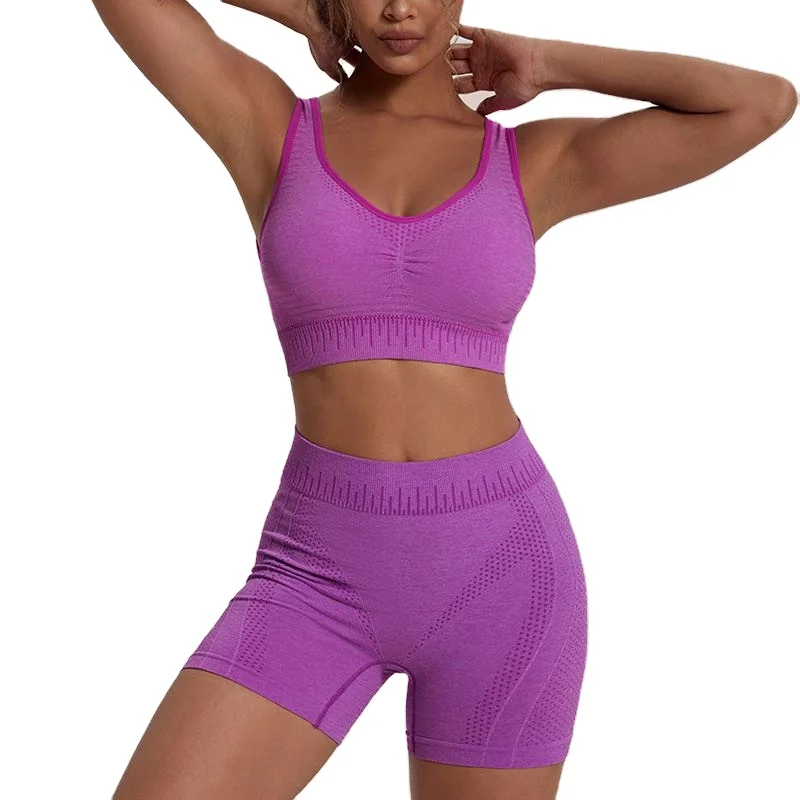 High-strength shockproof U-shaped beauty back exercise underwear no steel ring no trace zero binding comfortable sports