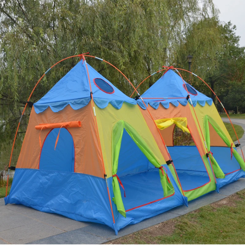 Indoor Outdoor Games Curtain Child Playhouse Princess & Prince Kids Castle Toy Tent