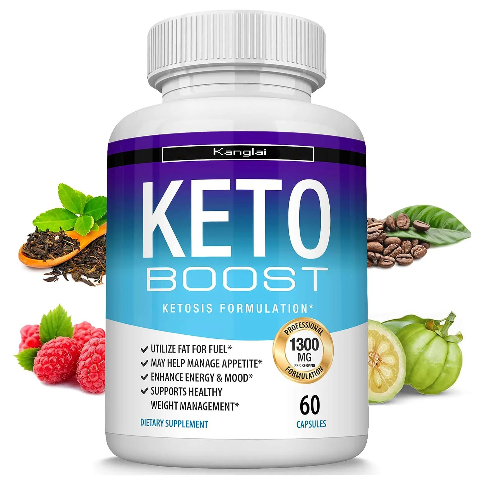Private Label Green Tea Extract Support Weight Loss Appetite Suppressant Slimming Keto Capsules