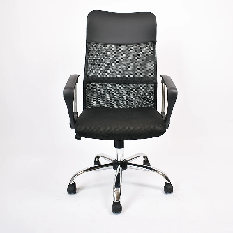 Best Black Ergonomic Office Conference Room High Back PU Wheels Computer Chair