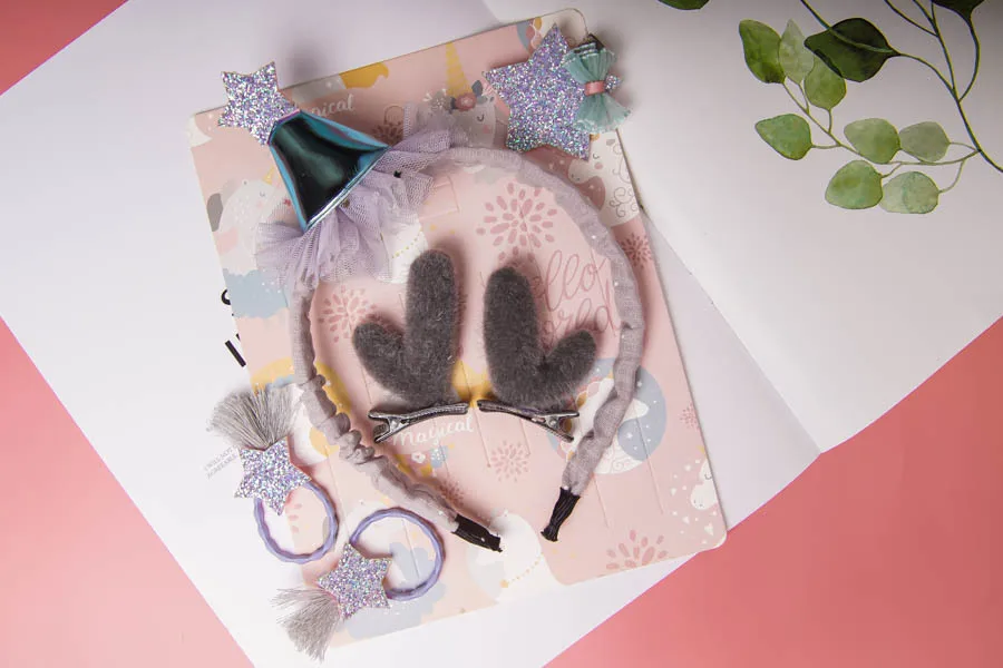 Kids Hair Bows Cute Princess Hair Clips Christmas Party Pretty Baby Hairpins Headwear Accessories