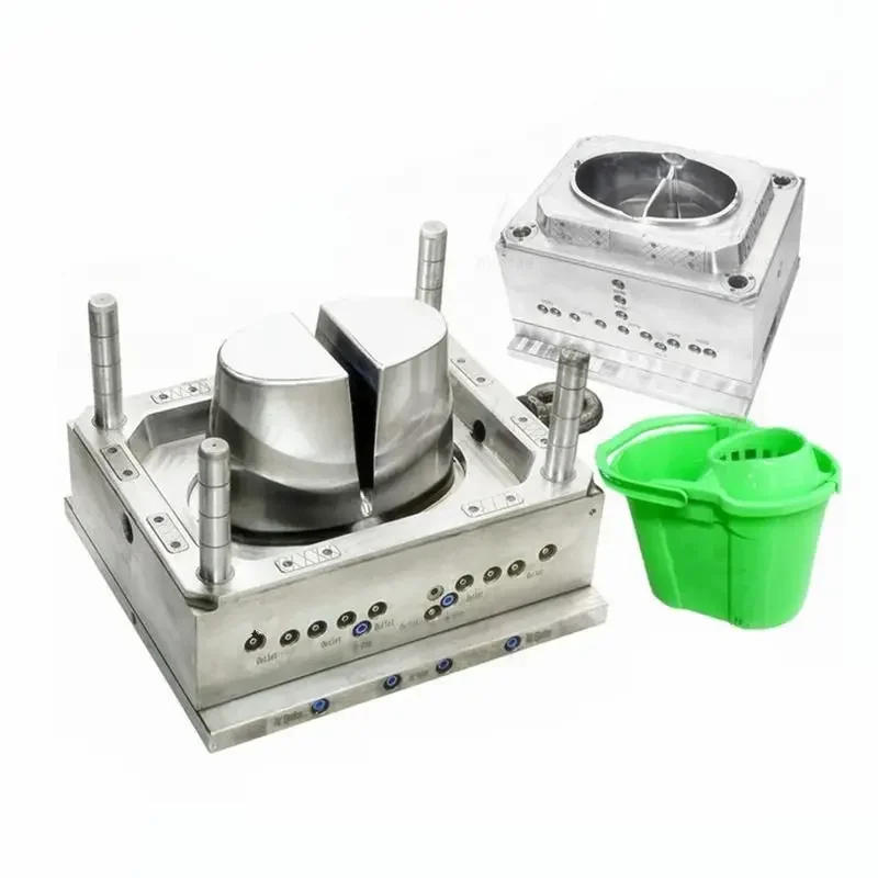 custom manufacture Guaranteed Quality Injection Plastic Mop Bucket Mold