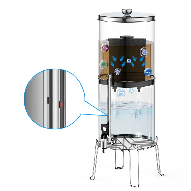 Carbon Filter Replacement for Stainless Steel Water Filters Gravity Purification Water Filter System