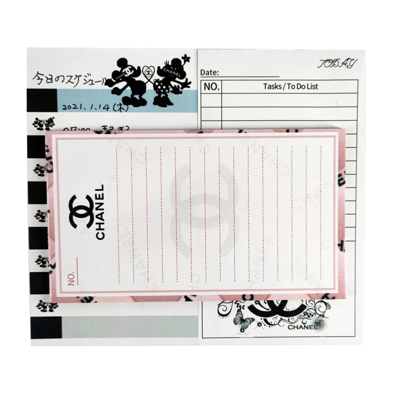 
custom notepad memo pad sticky notes many bases design 