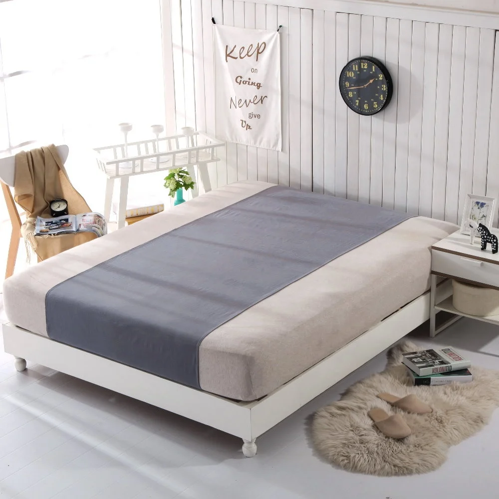 Grounding Sheet 10% Silver Fiber & Organic Cotton For Bed Sleeping Better Therapy