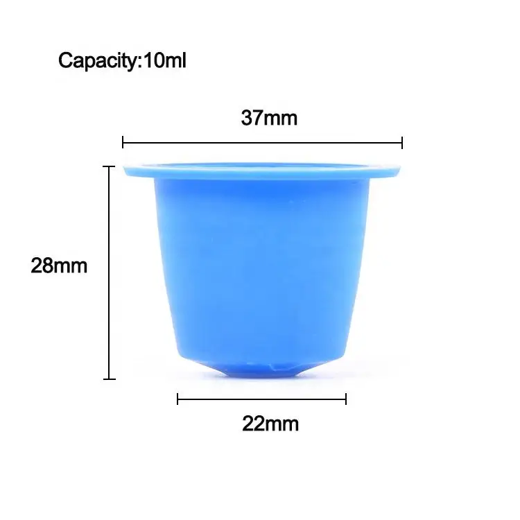 Eco-friendly Food Grade PLA Empty Plastic Biodegradable Materials Nespresso Compatible Coffee Capsules