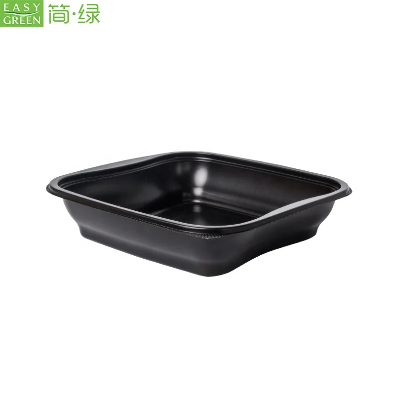 
Disposable OEM restaurant take away plastic pp microwavable food container with lid 