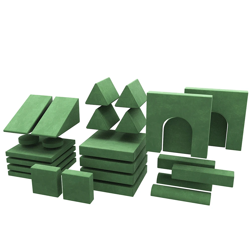 Saien 25pcs modular furniture kid couch for children baby playhouse toy set modular foam play sofa modular segmented kid sofa