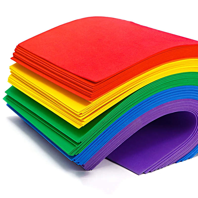 eva foam Manufacturer custom high density color 4mm 5mm 6mm eva sheet for 3d embroidery foam