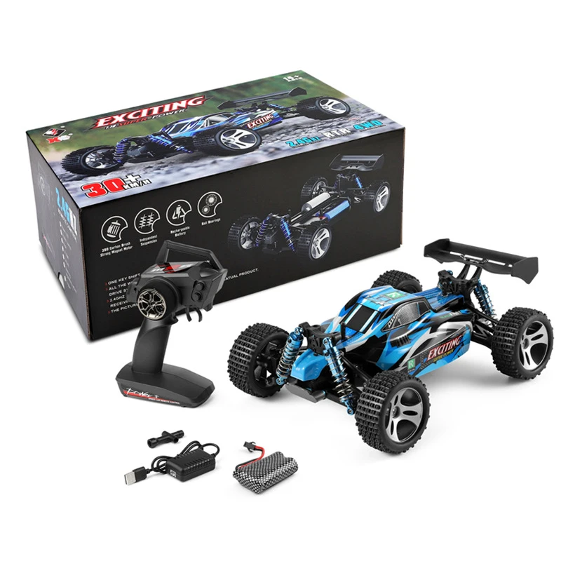 WLtoys 184011 Mini Racing Model Car 1:18 1 18 Scale Rc Rar Bodies Diecast Die Cast 2.4G 30KM/H High Speed Drift 4WD China