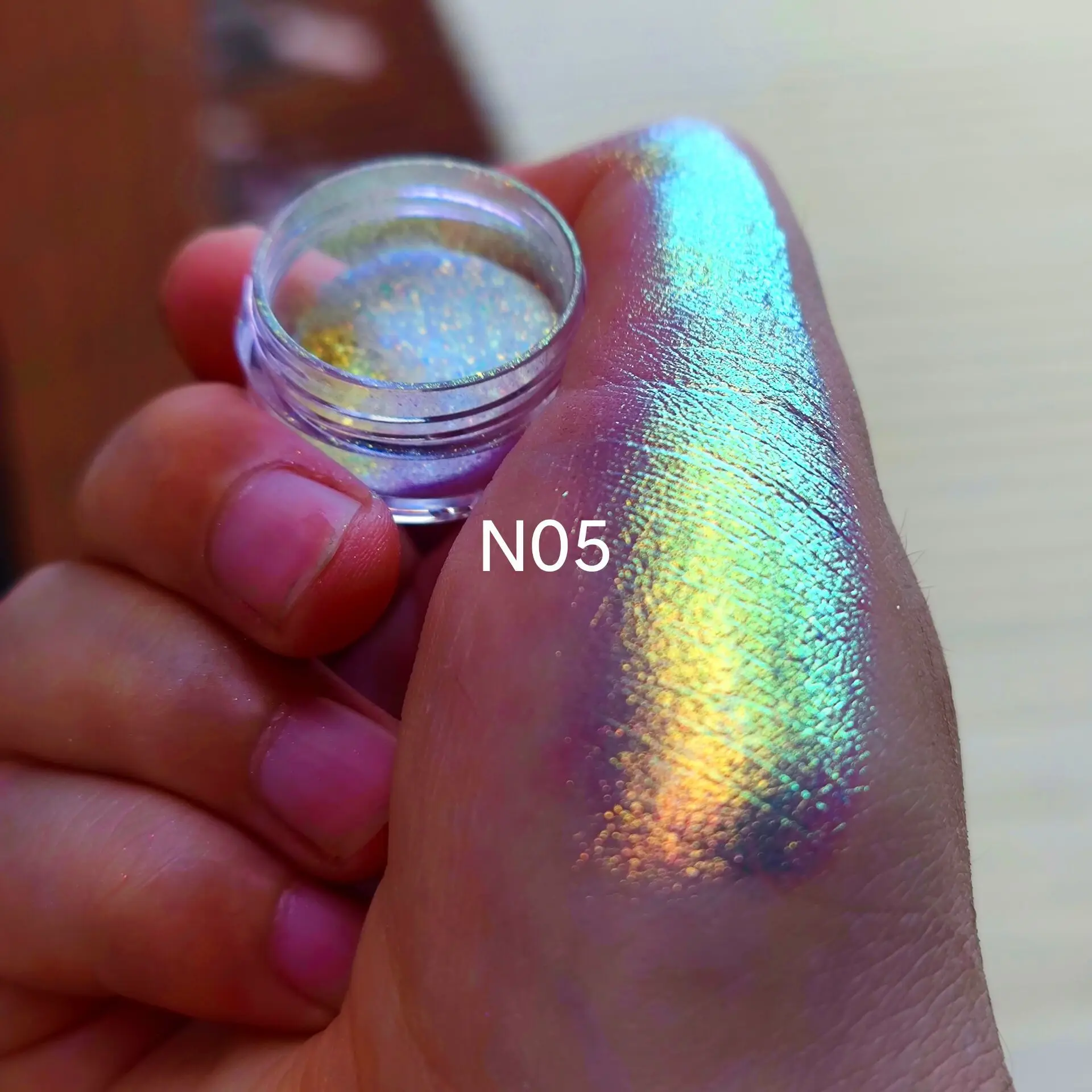Chameleon Loose Eyeshadow Glitter shinny private label makeup chameleon duo chrome pigment pastel multichrome eyeshadow 0.2g