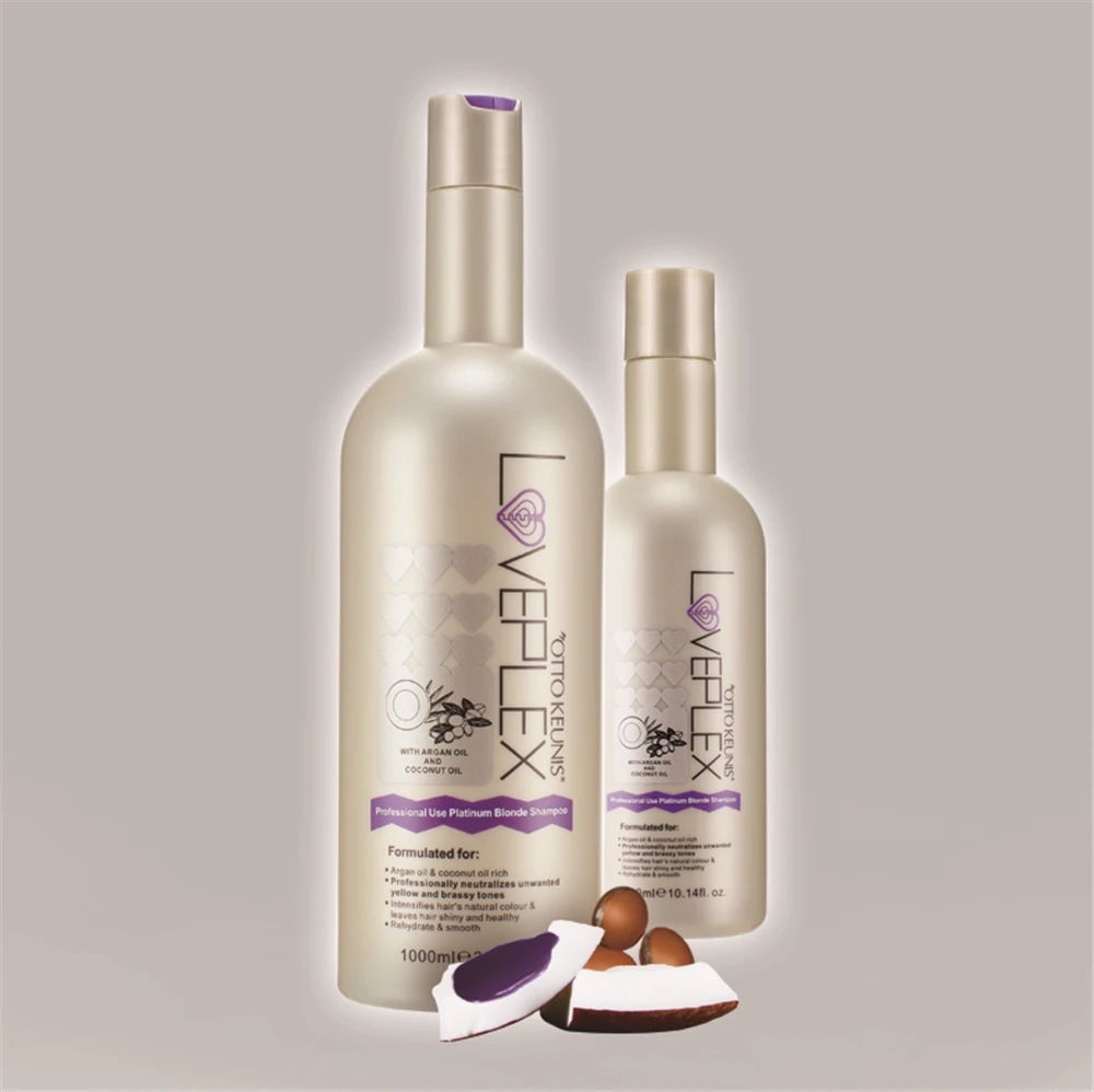 
Professional Salon Blonde Hair Purple Shampoo Bleaching Yellow Hair Keep Hair Shining And Beauty 