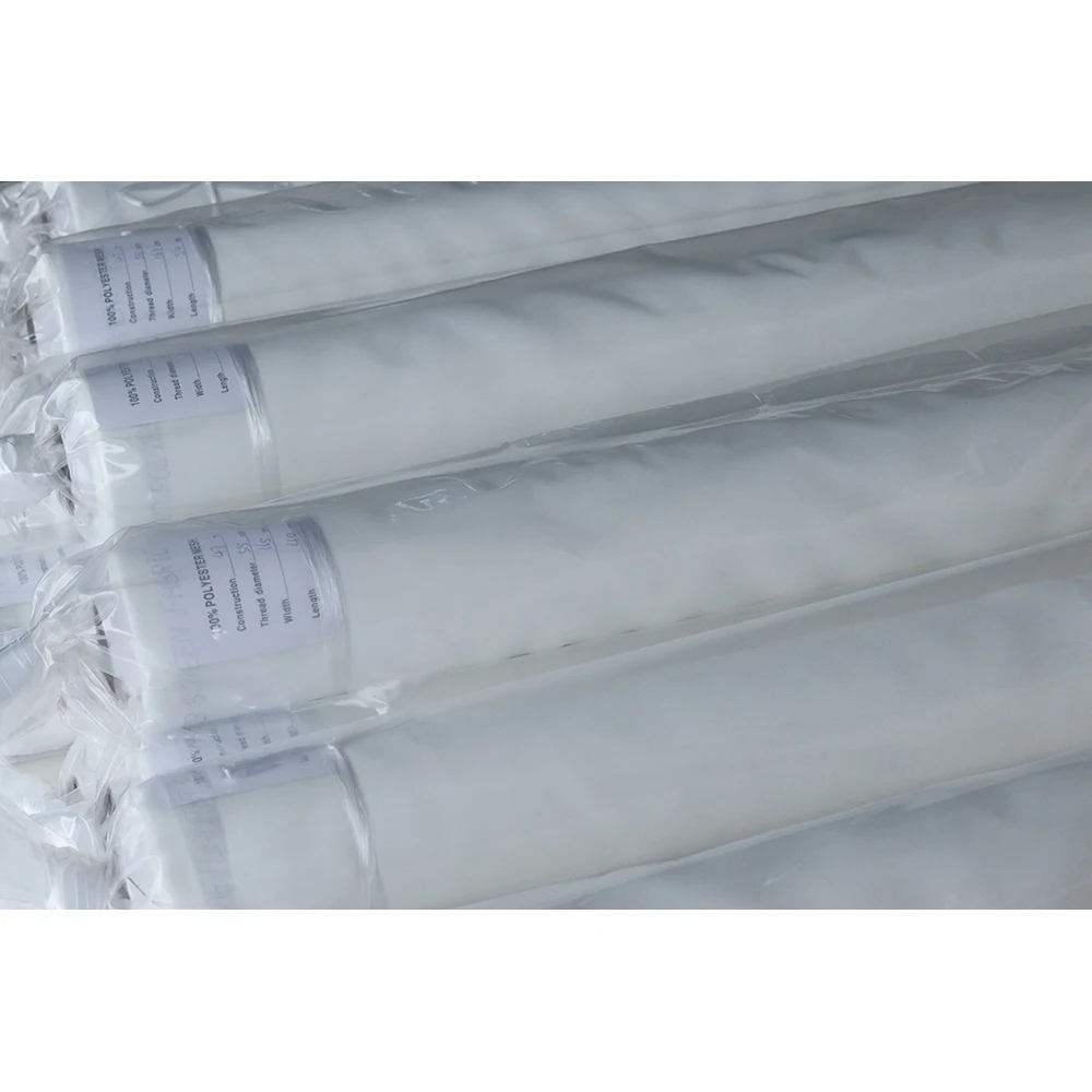 90T 230Mesh Fabric Monofilament Polyester Screen Printing Mesh White