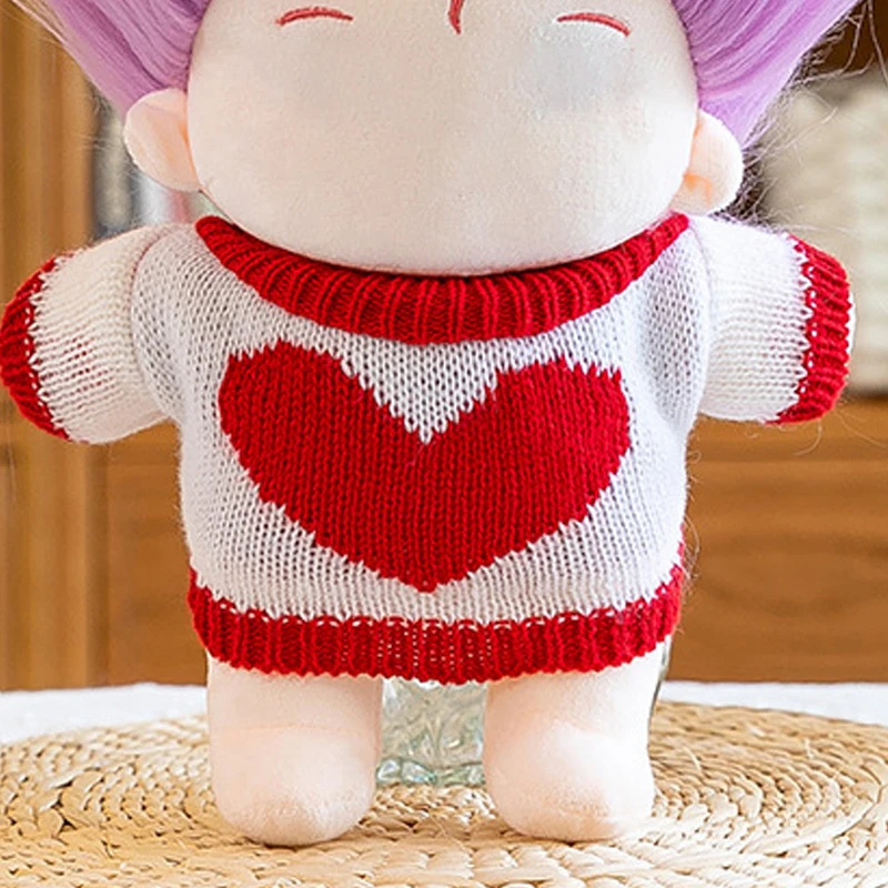 custom  DIY  Doll trade  Fashion Crochet Toys Clothes Cartoon Mini Knit dolls sweater
