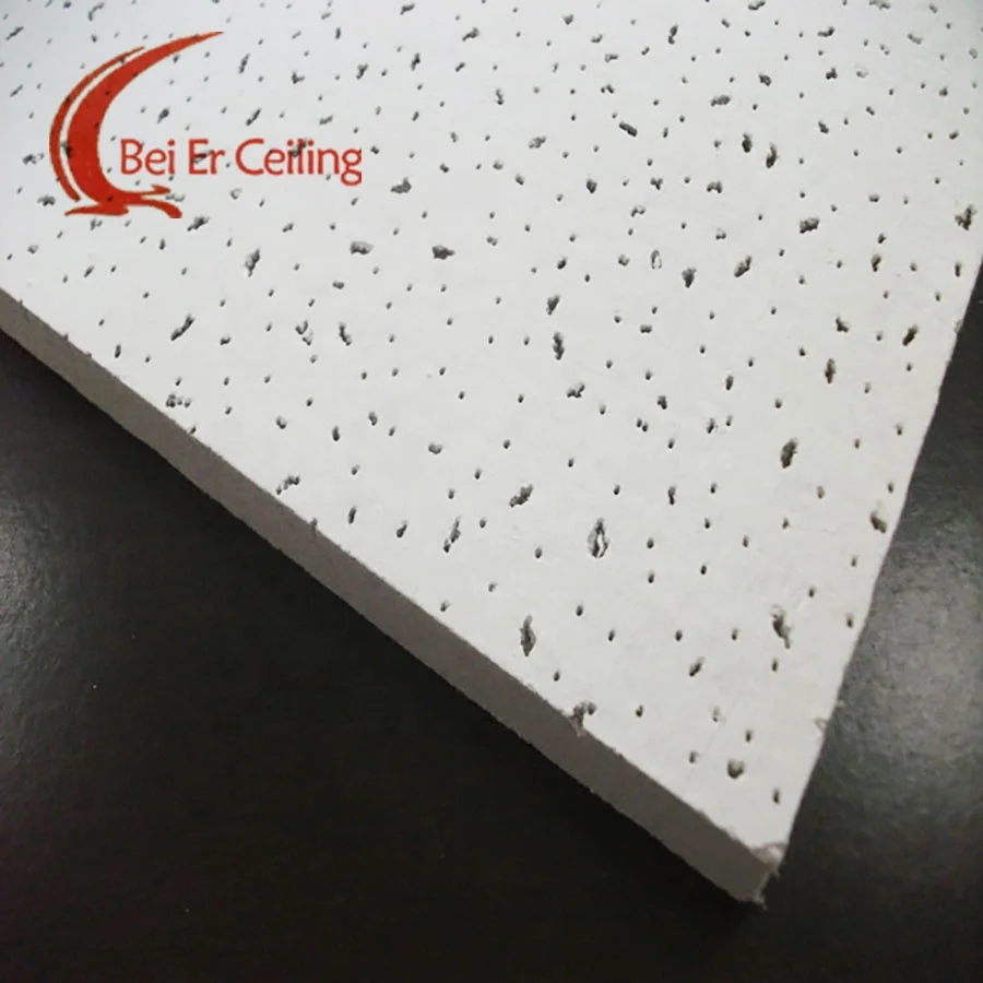 Beihua Manufacturer RH70 Smooth White 2 x 4 Ceiling Tile Fire Rated Mineral Fiber Ceiling Board