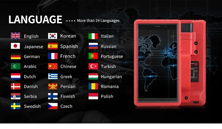 LAUNCH X431 PROS Mini Automotive Diagnostic Tool OBD2 Scanner Code Reader Wireless Covering 110 Vehicle Makes