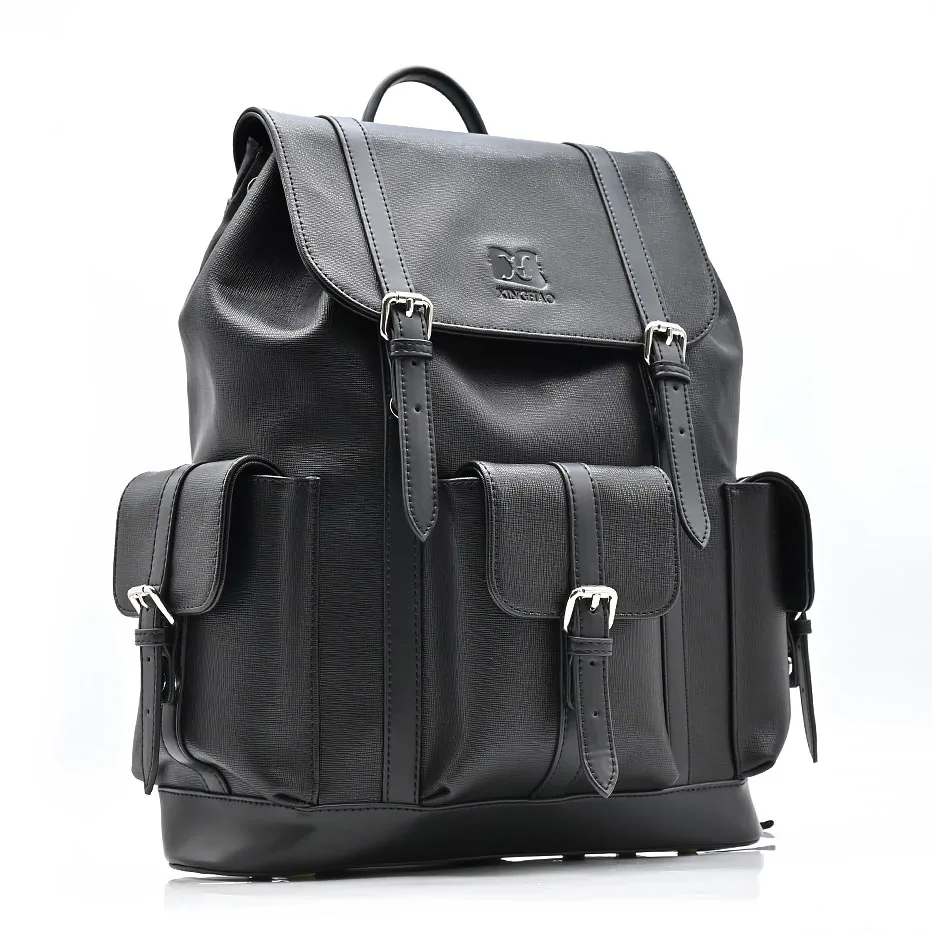 Custom Designer Laptop Backpacks Hot Sell Vegan Leather Travel School Business Notebook Bag Backpack For Men