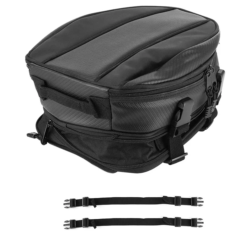 Waterproof Back Saddle Helmet Tail Luggage Motorcycle Bag