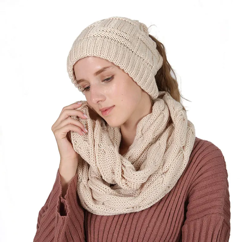 2019 Hats And Scarves For Women Sets Ladies Hat Scarf Set