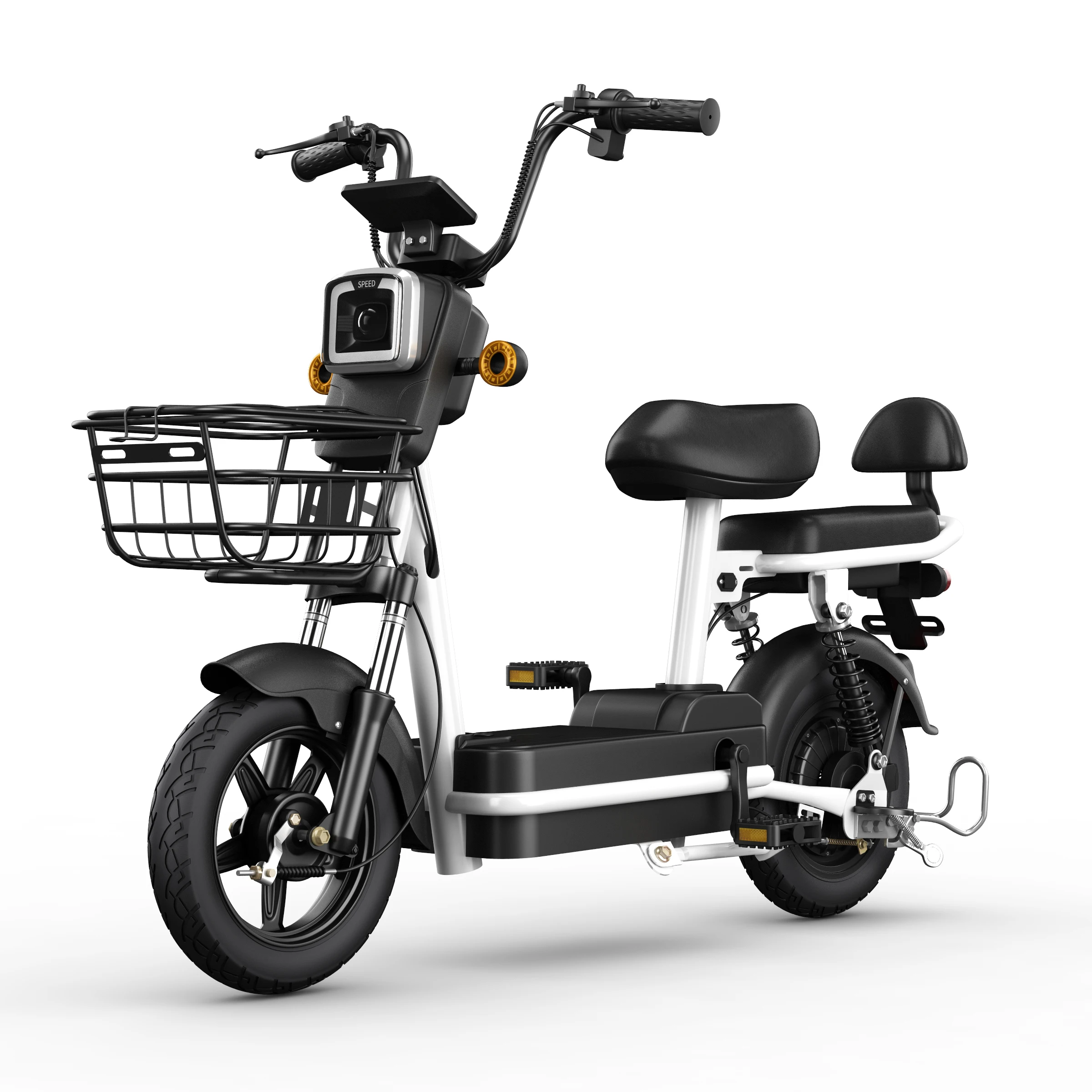 Электрический велосипед из углеродистой стали с аккумулятором 50-60 км