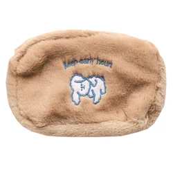 Felt Pen Holder Bags Animal Case Storage Cosmetic Makeup Bag Plush Stationery Pouch