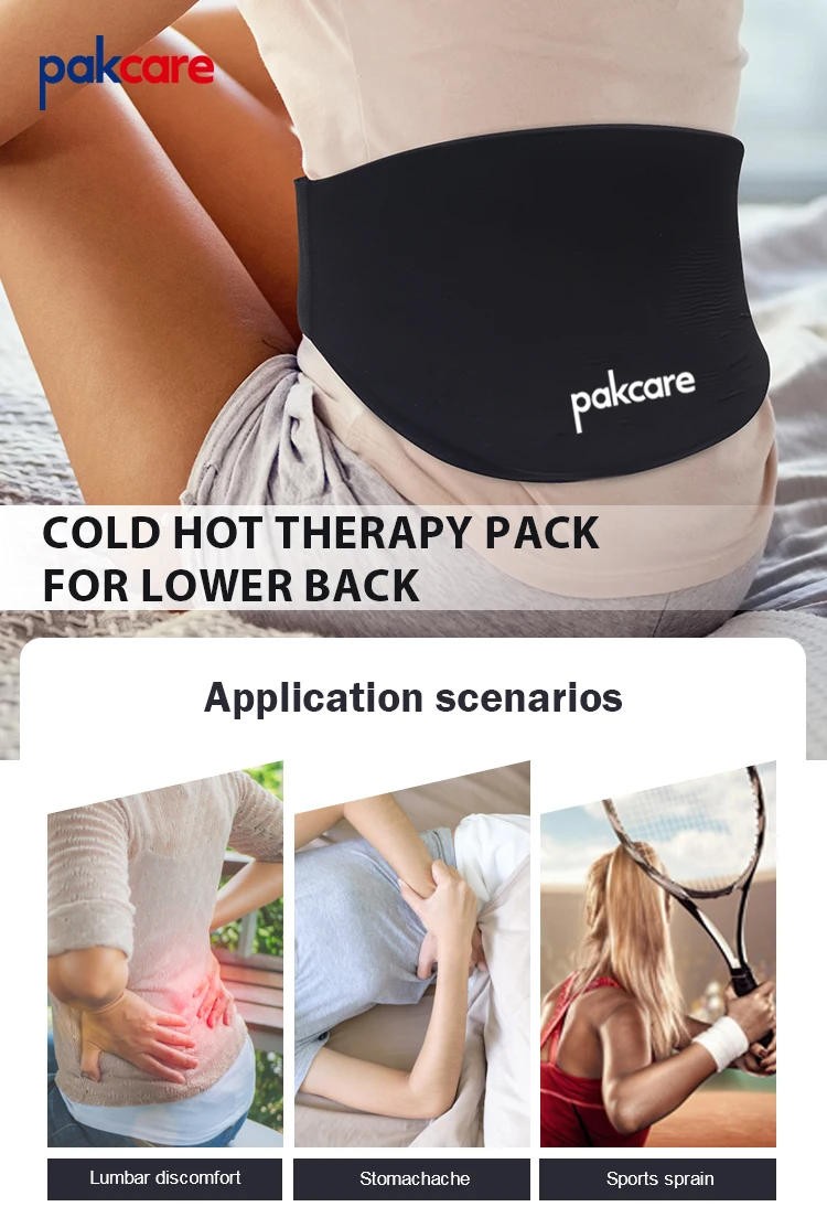 hot and cold Gel Ice pack for lower back waist warmer Women Menstrual Pain Relief Heating Pad