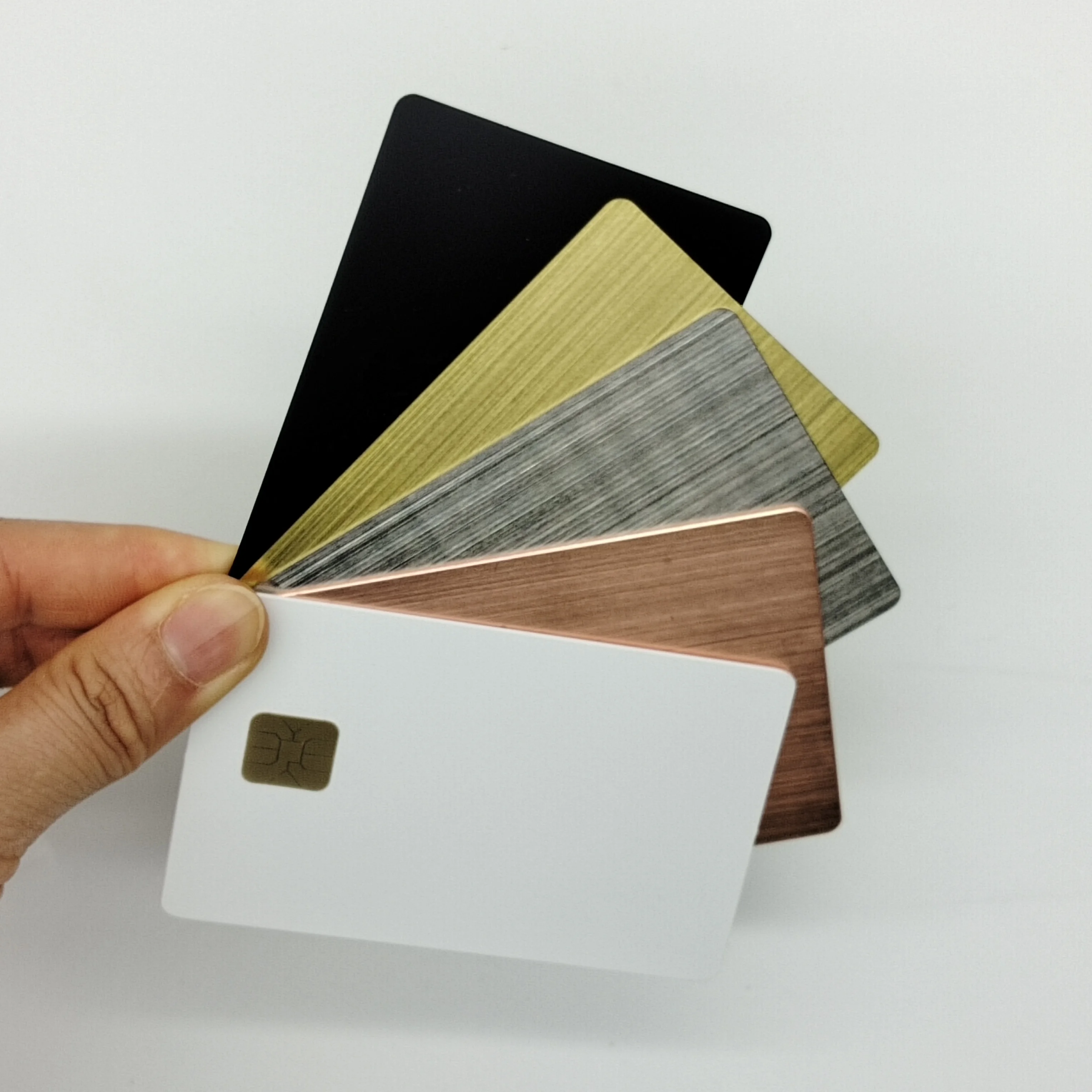 Good quality blank stainless steel cr80 business card laser engraving custom logo 0.5mm 0.8mm VIP metal cards