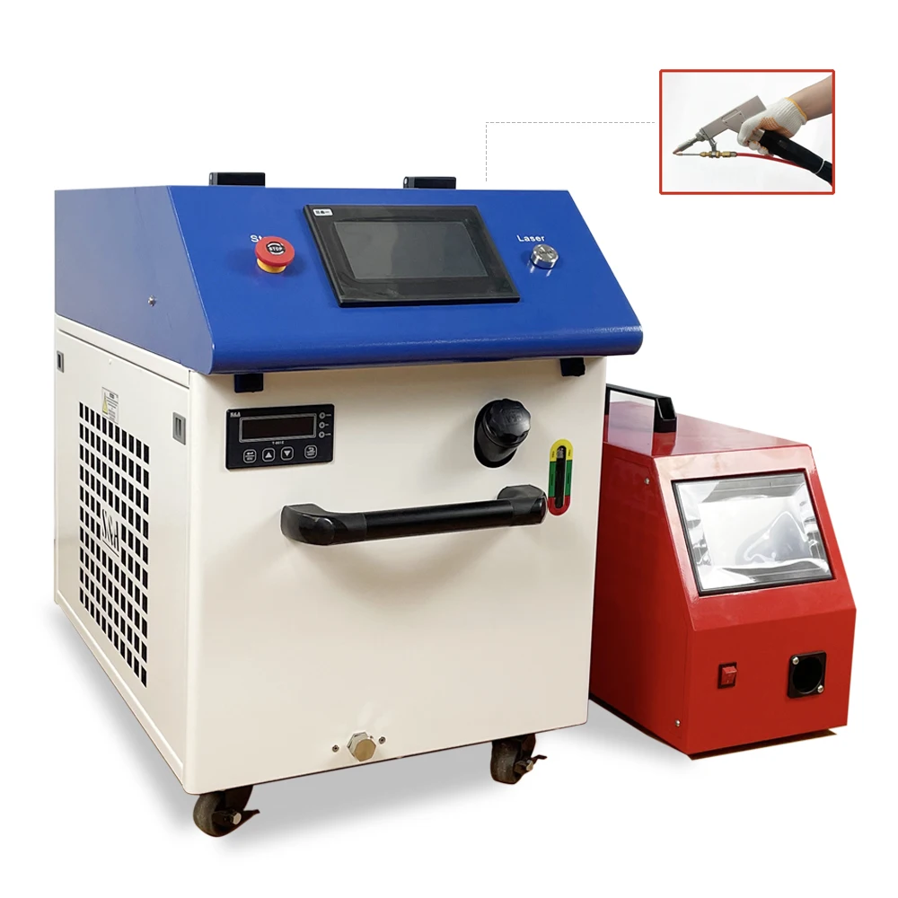 3 in 1 1000W 1500W Small Compact Micro Stainless Steel Aluminum Handheld Fiber Laser Cleaner Welder Cutter