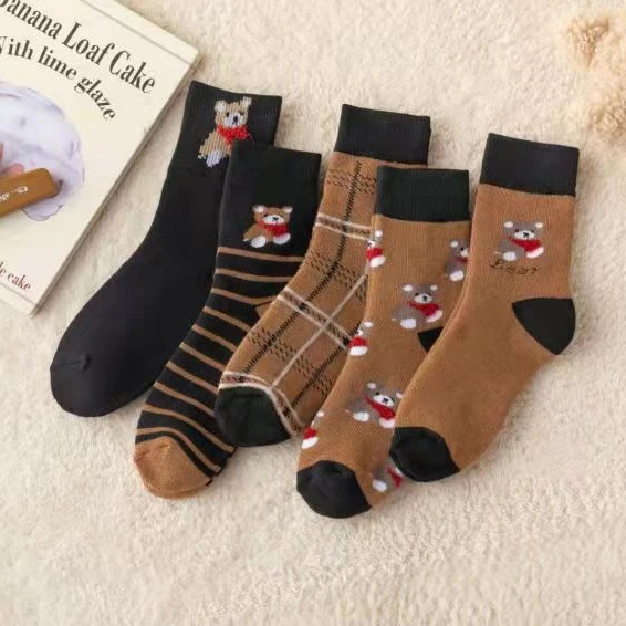 Autumn and winter plush and thick woolen hosiery northeast super thick warm tube long towel tube towel socks