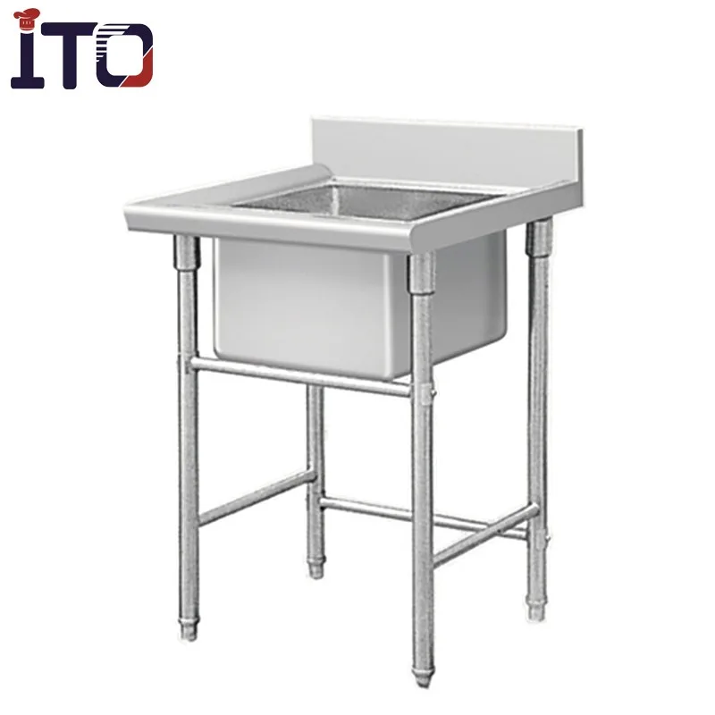 Кухонное оборудование для ресторанов и отелей ITO 1801 коммерческая кухонная раковина стол из нержавеющей стали большой