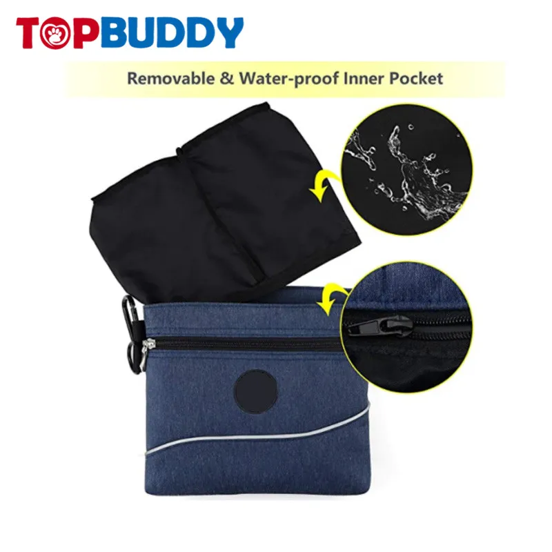 TOPBUDDY магнитная открывающаяся сумка для дрессировки