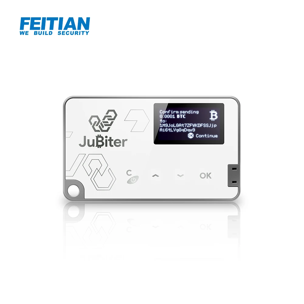 BTC ETH FIL криптовалюта холодный бумажник оборудование JuBiter -