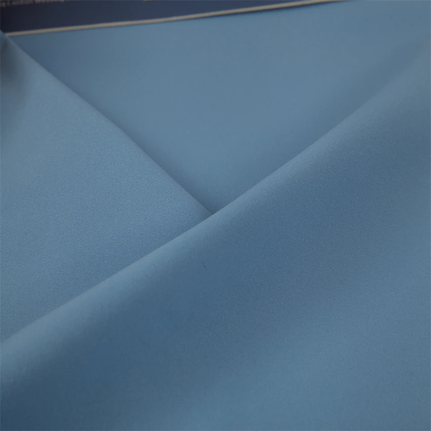  100% polyester pongee fabric coated bonded dyed breathable twill