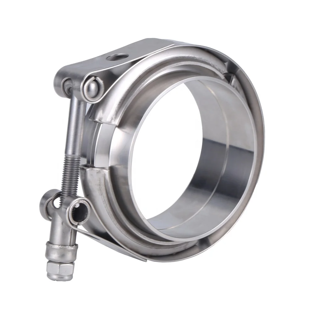 304 stainless heavy duty exhaust v band clamps for auto