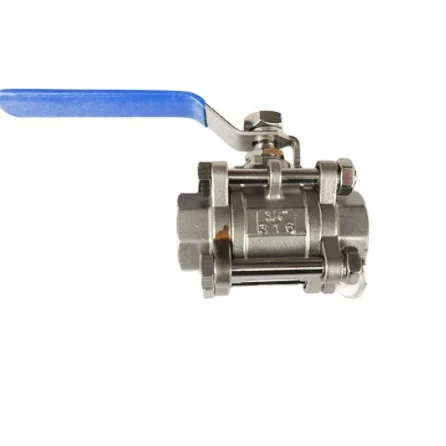 Factory Direct Sale Small Size DN10 stainless steel ss316 3pc ball valve BW butt weld  3pc Ball Valve