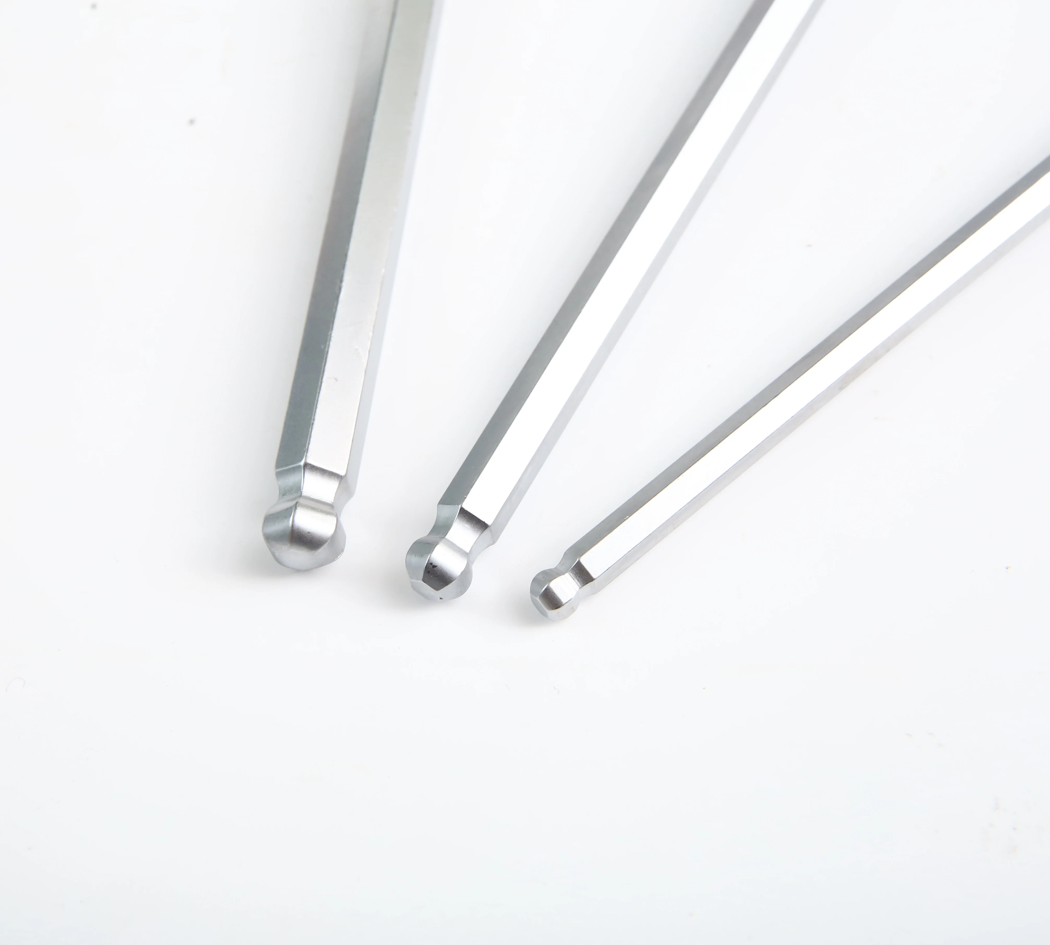 Low Cost Comfortable Grip Strength Quenching 10-Piece Metric Two-tone T-Handle Allen Wrench Set For Home Assembly