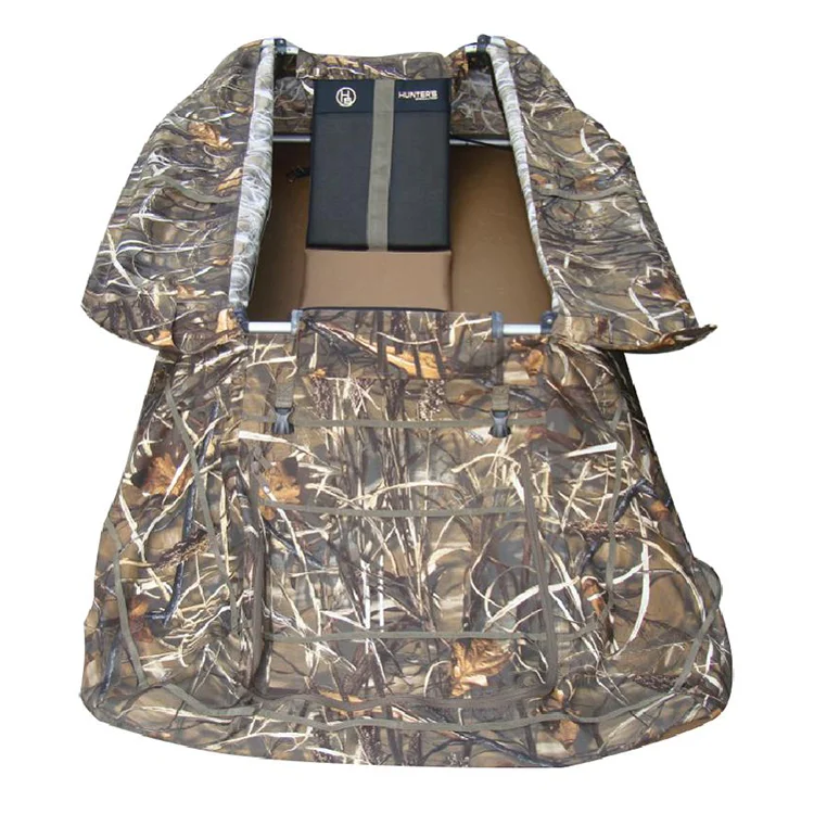 China manufacturer custom logo cheap 1person layout waterfowl military canvas tents for blind duck